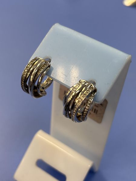 серебряные серьги Серьги серебро 925 7,48g, вес изделия 8.5g в Томск