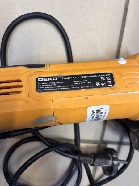 шлифмашина угловая сетевая DEKO DKAG1250-125 в Томск