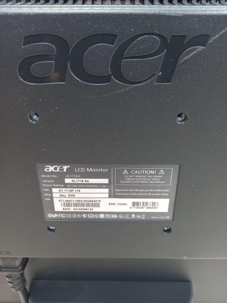 Купить Acer AL1716As в Томск за 399 руб.