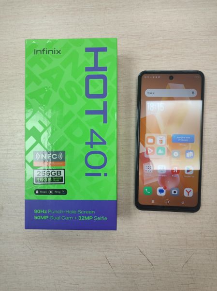 Купить Infinix Hot 40i 8/256GB (X6528B) Duos в Томск за 8199 руб.