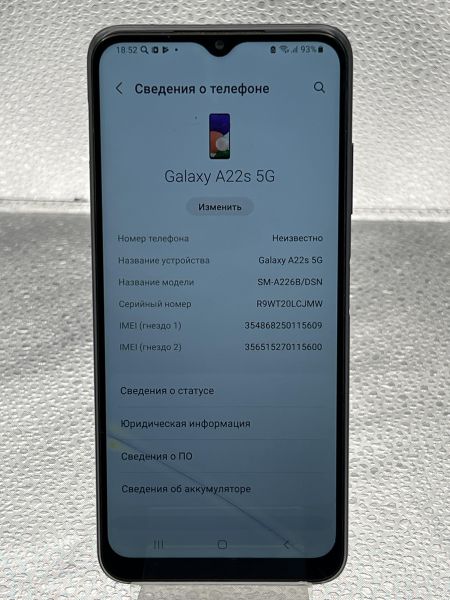 сотовый телефон Samsung Galaxy A22/s 5G 4/64GB (A226B) Duos в Томск
