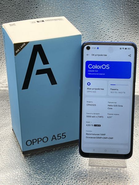 Купить OPPO A55 4/64GB (CPH2325) Duos в Томск за 3700 руб.