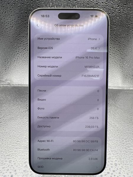 Купить Apple iPhone 16 Pro Max 256GB в Томск за 68900 руб.