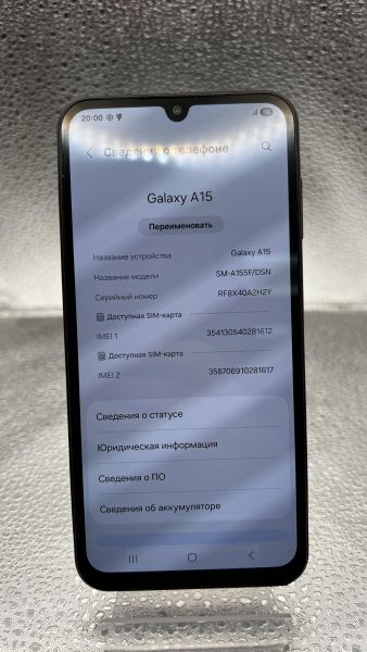 сотовый телефон Samsung Galaxy A15 8/256GB (A155F) Duos в Томск