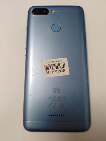 Купить Xiaomi Redmi 6 3/64GB (M1804C3DG) Duos в Новосибирск за 3899 руб.