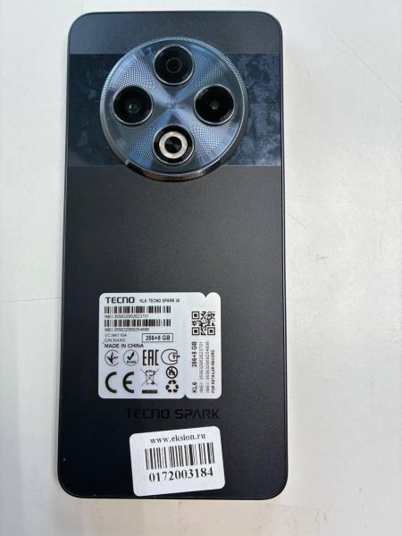 Купить TECNO Spark 30 8/256GB (KL6) Duos в Новосибирск за 6400 руб.