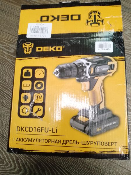 Купить DEKO DKCD16FU-Li с СЗУ в Новосибирск за 1800 руб.