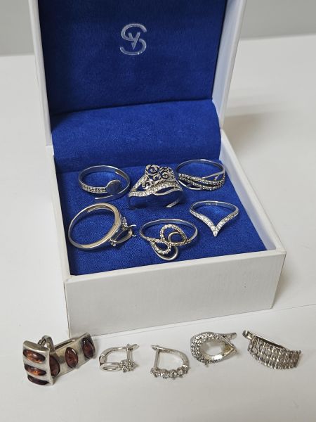 Купить Лом или горсть серебро 925 13,49g, вес изделия 18.73g в Иркутск за 1150 руб.