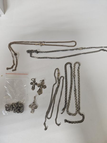 Купить Лом или горсть серебро 925 21,93g, вес изделия 22.43g в Иркутск за 1750 руб.