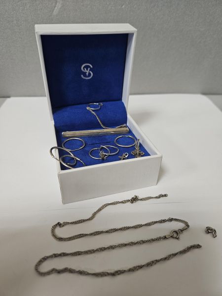 Купить Лом или горсть серебро 925 14,83g, вес изделия 15.03g в Иркутск за 1250 руб.