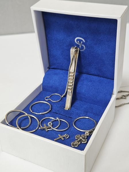 Купить Лом или горсть серебро 925 14,83g, вес изделия 15.03g в Иркутск за 1250 руб.