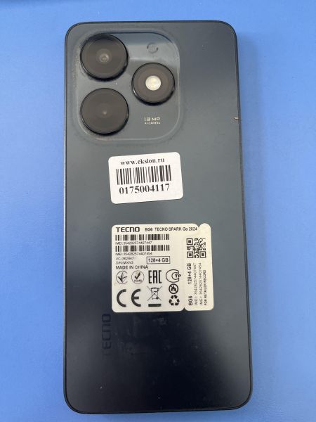 Купить TECNO Spark Go 2024 4/128GB (BG6) Duos в Шелехов за 4300 руб.