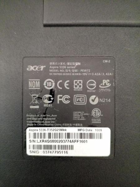 Купить Acer Aspire 5336-T352G25Mikk в Шелехов за 3600 руб.
