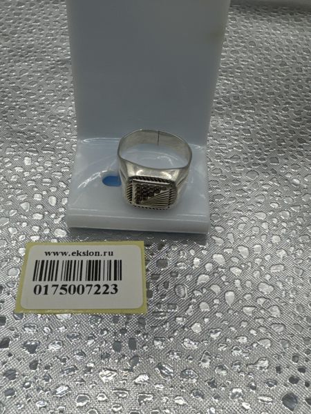 Купить Кольцо серебро 925 4,98g, вес изделия 5.13g, размер 20 в Шелехов за 650 руб.