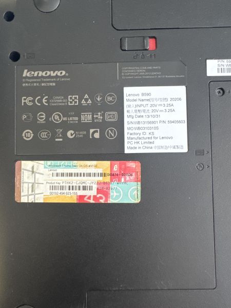 Купить Lenovo IdeaPad B590 59405603 в Шелехов за 5300 руб.