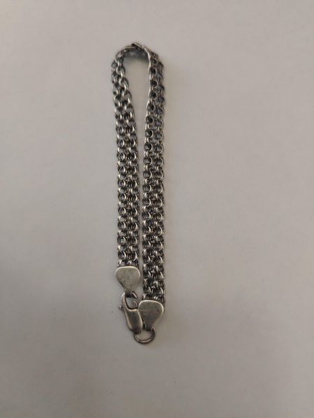 серебряный браслет Браслет серебро 925 7,03g, вес изделия 7.04g, длина 17 см в Иркутск