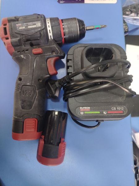 шуруповёрт аккумуляторный ELITECH CD 12L2 с СЗУ в Шелехов