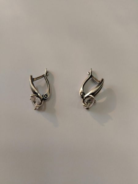 серебряные серьги Серьги серебро 925 4,02g, вес изделия 4.14g в Шелехов