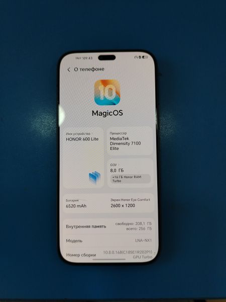 сотовый телефон Honor 600 Lite 8/256GB (LNA-NX1) Duos в Шелехов