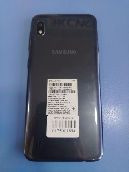 сотовый телефон Samsung Galaxy A10 2019 2/32GB (A105F) Duos в Шелехов