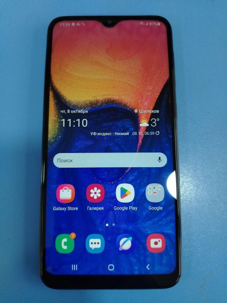 сотовый телефон Samsung Galaxy A10 2019 2/32GB (A105F) Duos в Шелехов