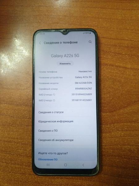 Купить Samsung Galaxy A22/s 5G 4/64GB (A226B) Duos в Ангарск за 6399 руб.