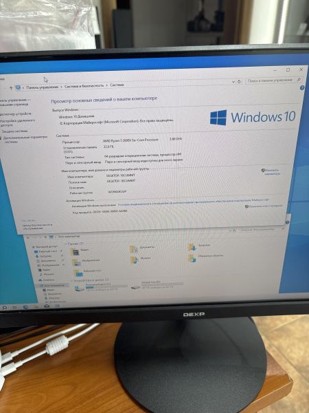 Купить Сборка Ryzen 5 2600X, GTX 1070 8GB, 32GB RAM, SSD 480 GB + SSD 256 GB в Ангарск за 40000 руб.