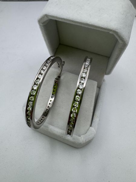 Купить Серьги серебро 925 10,62g, вес изделия 14.22g в Ангарск за 1000 руб.