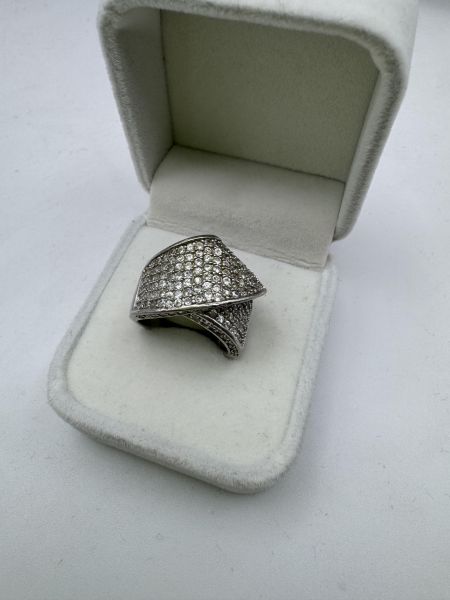 Купить Кольцо серебро 925 6,67g, вес изделия 10.67g, размер 17.5 в Ангарск за 800 руб.