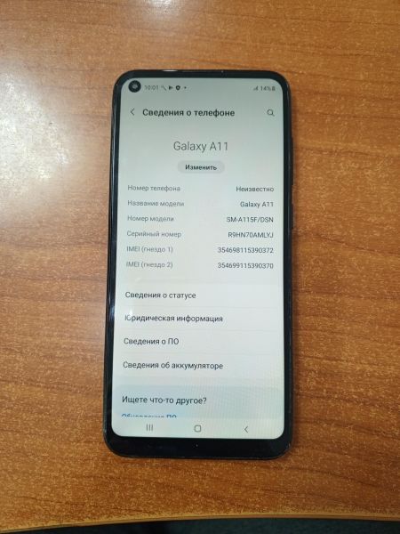 Купить Samsung Galaxy A11 2/32GB (A115F) Duos в Ангарск за 2600 руб.