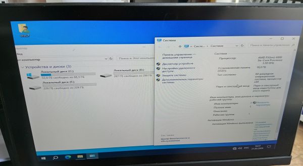 Купить Сборка FX-6300, 16GB RAM, HDD 320+320GB в Ангарск за 3300 руб.