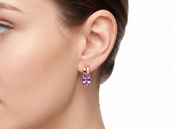 золотые серьги Серьги золото 585 1,65g, вес изделия 2.99g в Иркутск