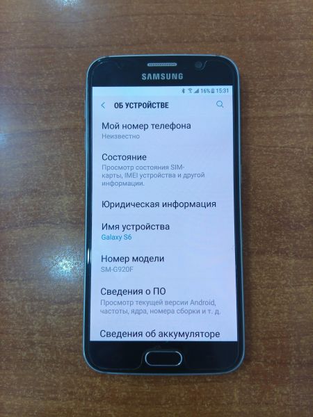 сотовый телефон Samsung Galaxy S6 3/64GB (G920F) Duos в Ангарск