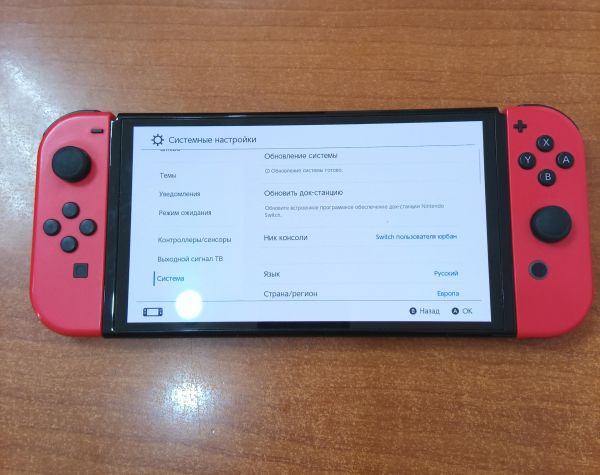 игровая приставка Nintendo Switch OLED 64GB (HEG-001) в Ангарск