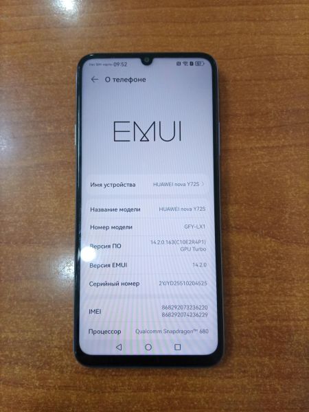 сотовый телефон Huawei nova Y72S 8/128GB (GFY-LX1) Duos в Ангарск