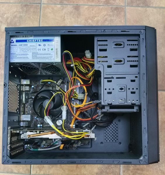 системный блок Сборка i5-6400, RX 570 4GB, 8GB RAM, SSD 480 GB + HDD 500 GB в Ангарск