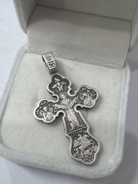 серебряный крест Крест серебро 925 6,31g, вес изделия 6.31g в Ангарск