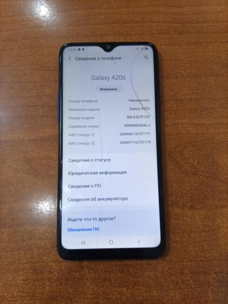 сотовый телефон Samsung Galaxy A20s 3/32GB (A207F) Duos в Ангарск