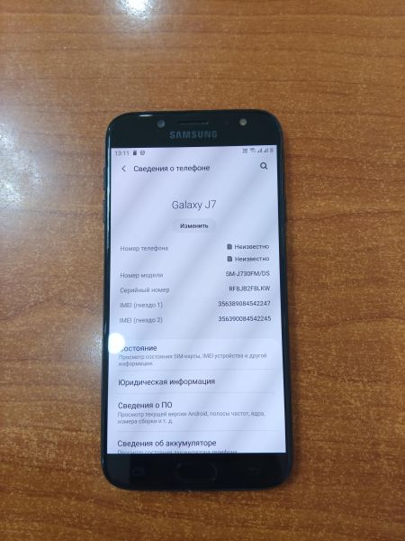 сотовый телефон Samsung Galaxy J7 2017 3/16GB (J730FM) Duos в Ангарск
