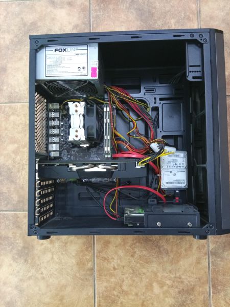 системный блок Сборка E5-2420, RX 580 2048SP, RAM 8GB, HDD 640+500GB в Ангарск