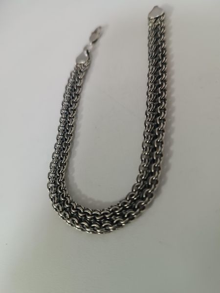 Купить Браслет серебро 925 11,71g, вес изделия 11.91g, длина 14 см в Ангарск за 1950 руб.