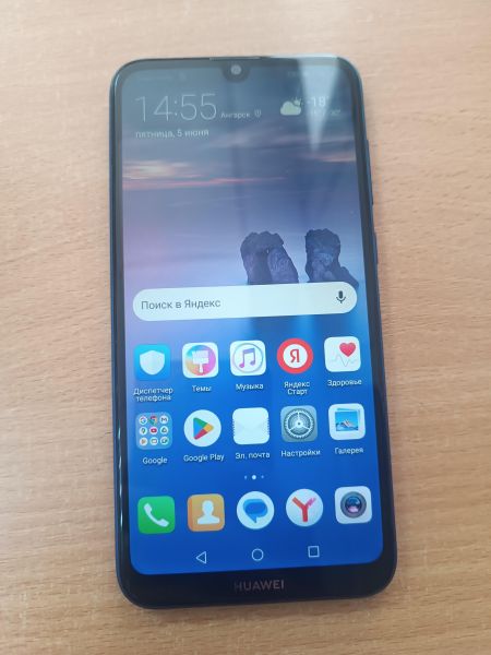 сотовый телефон Huawei Y7 2019 3/32GB (DUB-LX1) Duos в Ангарск