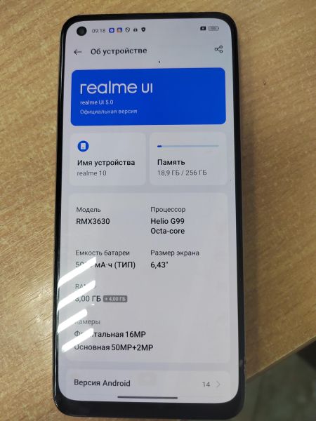 сотовый телефон Realme 10 8/256GB (RMX3630) Duos в Ангарск
