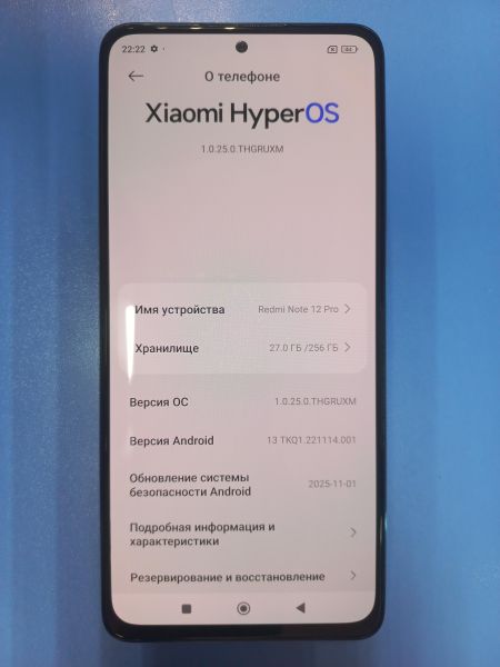 Купить Xiaomi Redmi Note 12 Pro 8/256GB (2209116AG) Duos в Иркутск за 9300 руб.