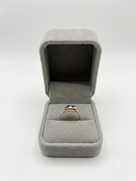 золотые кольца Кольцо золото 585 1,38g, вес изделия 1.45g, размер 14 в Иркутск