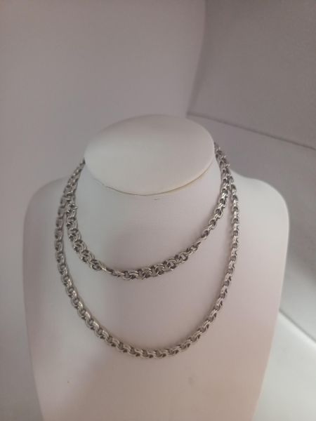 серебряная цепь Цепь серебро 925 37,35g, вес изделия 37.65g, длина 65 см в Иркутск