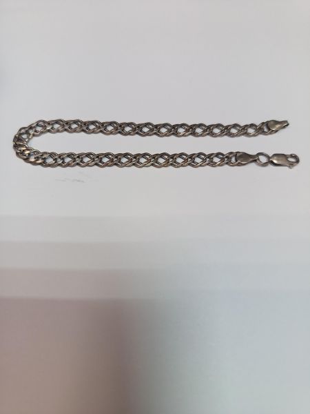 серебряный браслет Браслет серебро 925 6,06g, вес изделия 6.16g, длина 20 см в Иркутск