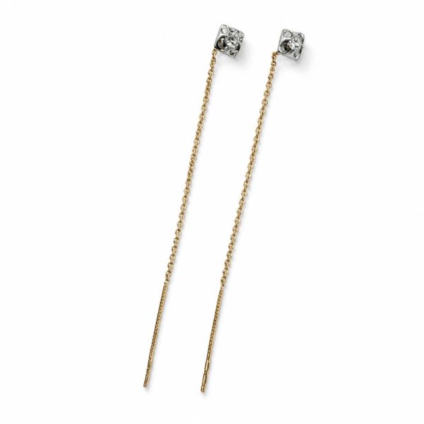 золотые серьги Серьги золото 585 1,25g, вес изделия 1.5g в Иркутск