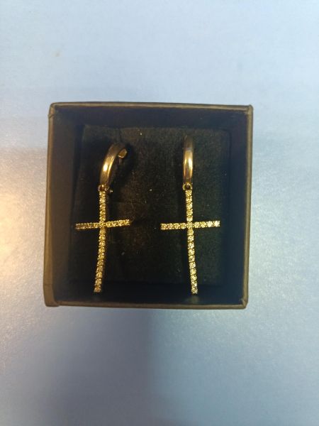 серебряные серьги Серьги серебро 925 3,42g, вес изделия 3.9g в Шелехов