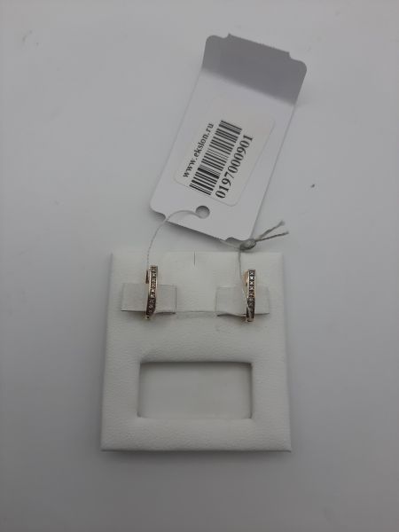 Купить Серьги золото 585 1,34g, вес изделия 1.52g в Иркутск за 7500 руб.